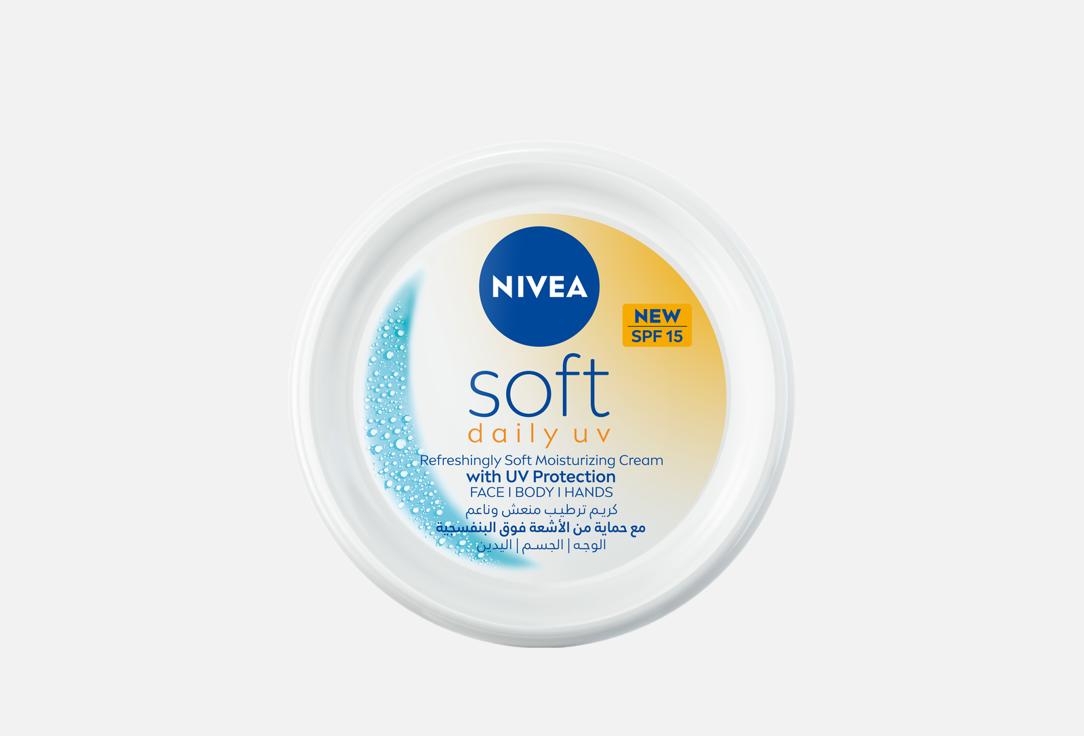 NIVEA Lightweight moisturizing face and body cream SPF 15 Soft uv 200 ml NIVEA Lightweight moisturizing face and body cream SPF 15 Soft uv