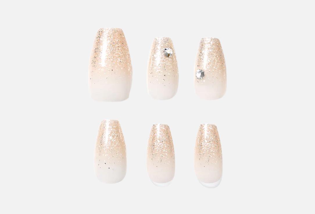 Dashing Diva False nails MAGIC PRESS Crystal Champagne 30 pcs Dashing Diva False nails MAGIC PRESS