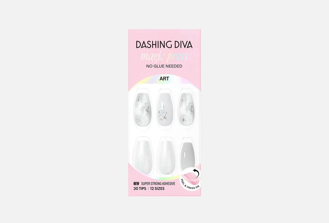 Dashing Diva False nails MAGIC PRESS Greyish Marble 30 pcs Dashing Diva False nails MAGIC PRESS