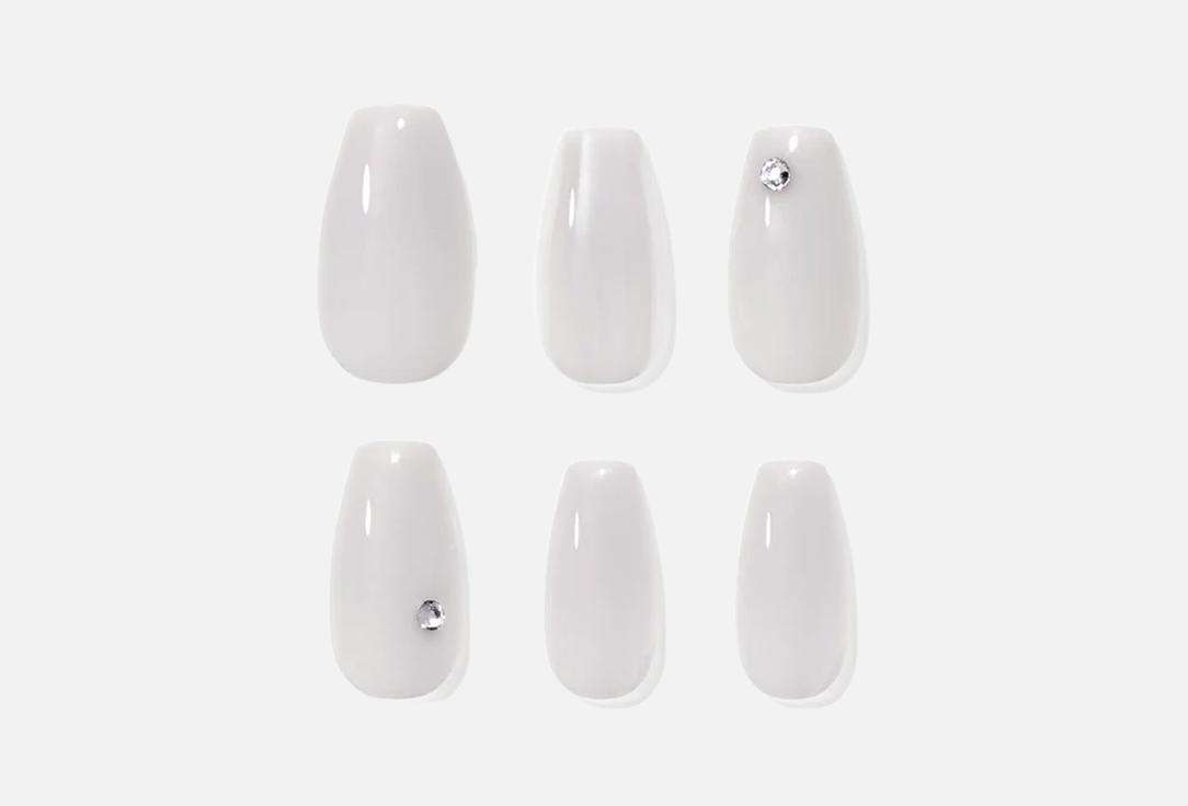 Dashing Diva False nails MAGIC PRESS Pearl Grey 30 pcs Dashing Diva False nails MAGIC PRESS