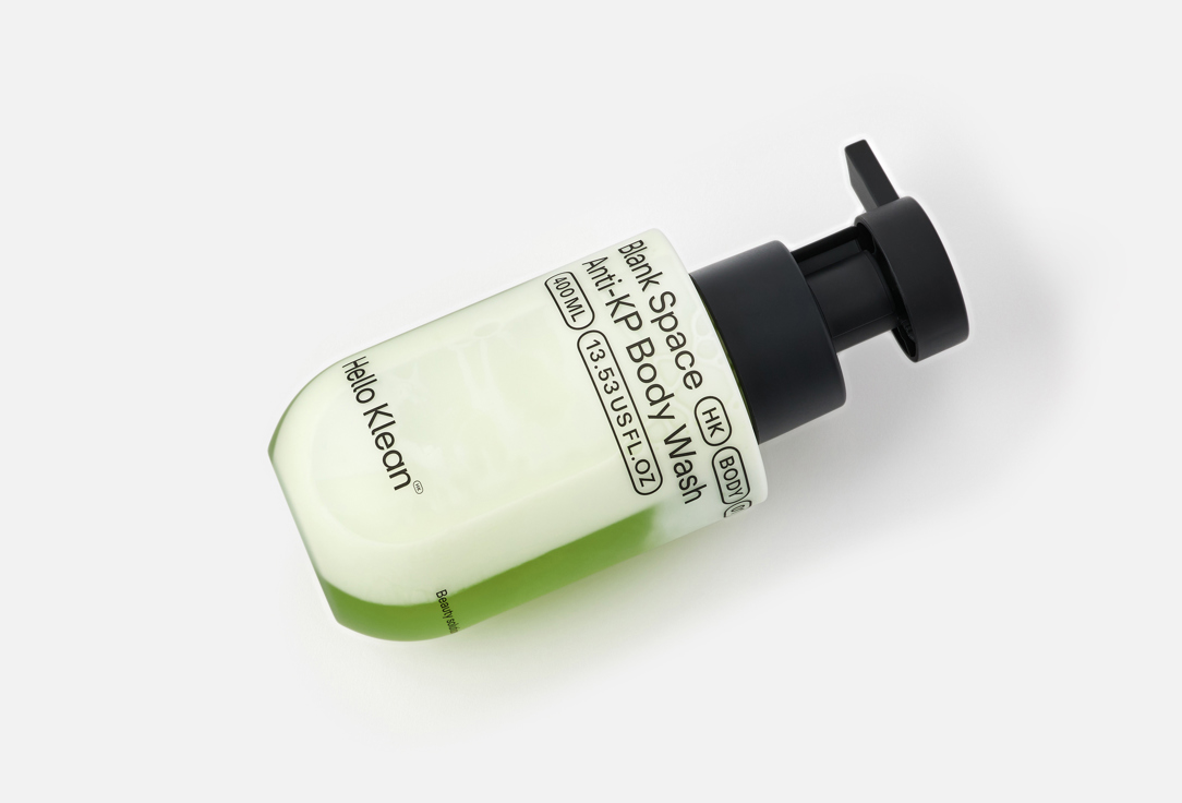 HELLO KLEAN Hydrating & Exfoliating Bi-Phase Body Wash Blank Space Anti-KP