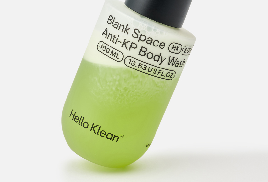 HELLO KLEAN Hydrating & Exfoliating Bi-Phase Body Wash Blank Space Anti-KP