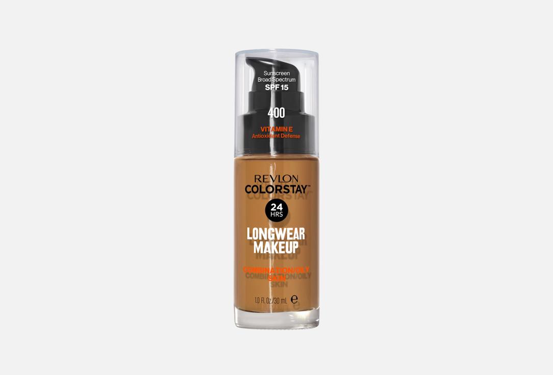 Revlon matte liquid foundation SPF 15 Colorstay Makeup For Combination-Oily Skin 400, Caramel 30 ml Revlon matte liquid foundation SPF 15 Colorstay Makeup For Combination-Oily Skin