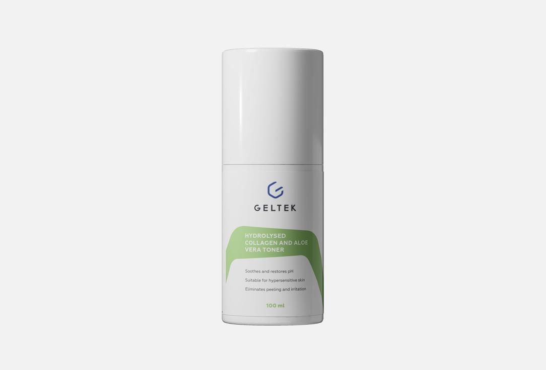 geltek Hydrating soothing toner Hydrolysed Collagen and Aloe Vera 100 ml geltek Hydrating soothing toner Hydrolysed Collagen and Aloe Vera