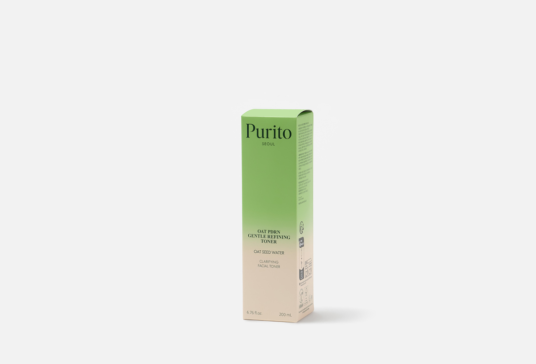 Purito Hydrating refining face toner Oat PDRN Gentle Refining Toner 200 ml Purito Hydrating refining face toner Oat PDRN Gentle Refining Toner