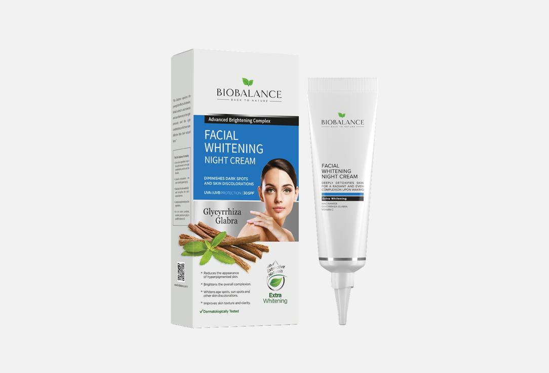BIOBALANCE Overnight Face whitening treatment cream B.B Face Whitening Night Cream 55Ml
