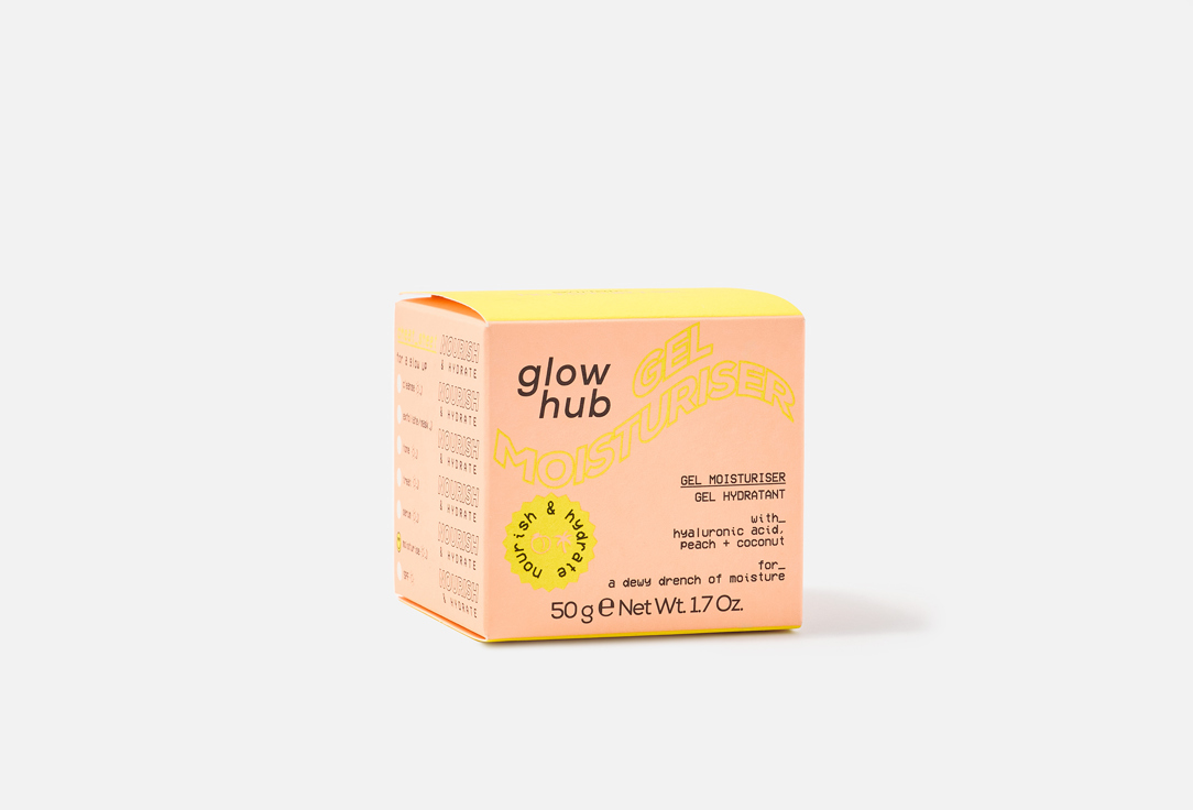 Glow Hub hydrating gel moisturizer Nourish & Hydrate 50 g Glow Hub hydrating gel moisturizer Nourish & Hydrate