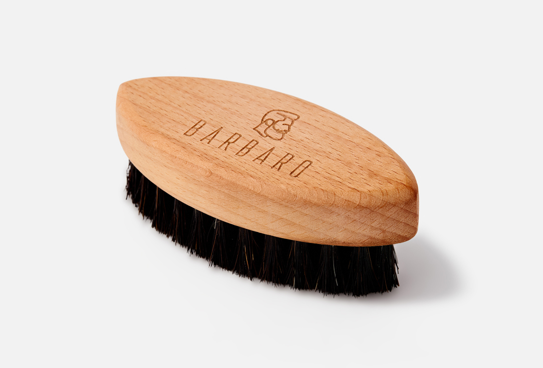 BARBARO Beard brush horse hair