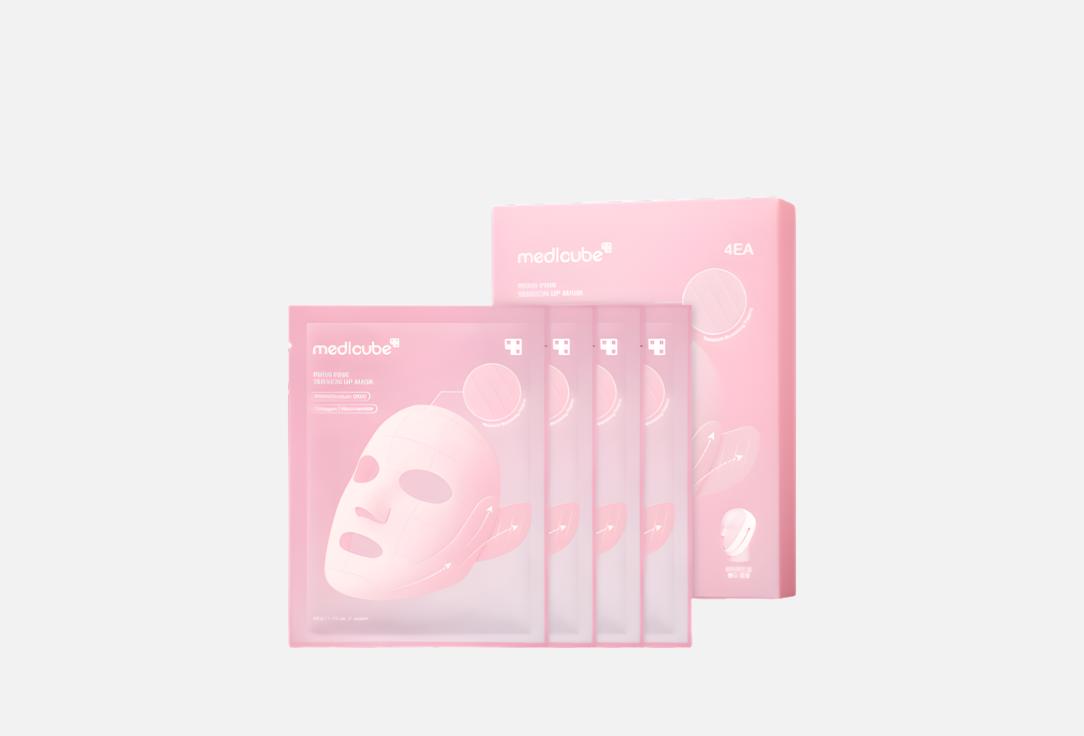 Medicube Firming & lifting sheet mask set PDRN Pink Tension Up Mask 4 pcs Medicube Firming & lifting sheet mask set PDRN Pink Tension Up Mask