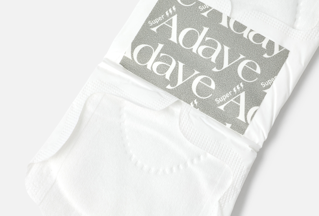 Adaye Organic biodegradable menstrual pads Rest-Assured Pads — Super 140.8 g Adaye Organic biodegradable menstrual pads Rest-Assured Pads — Super