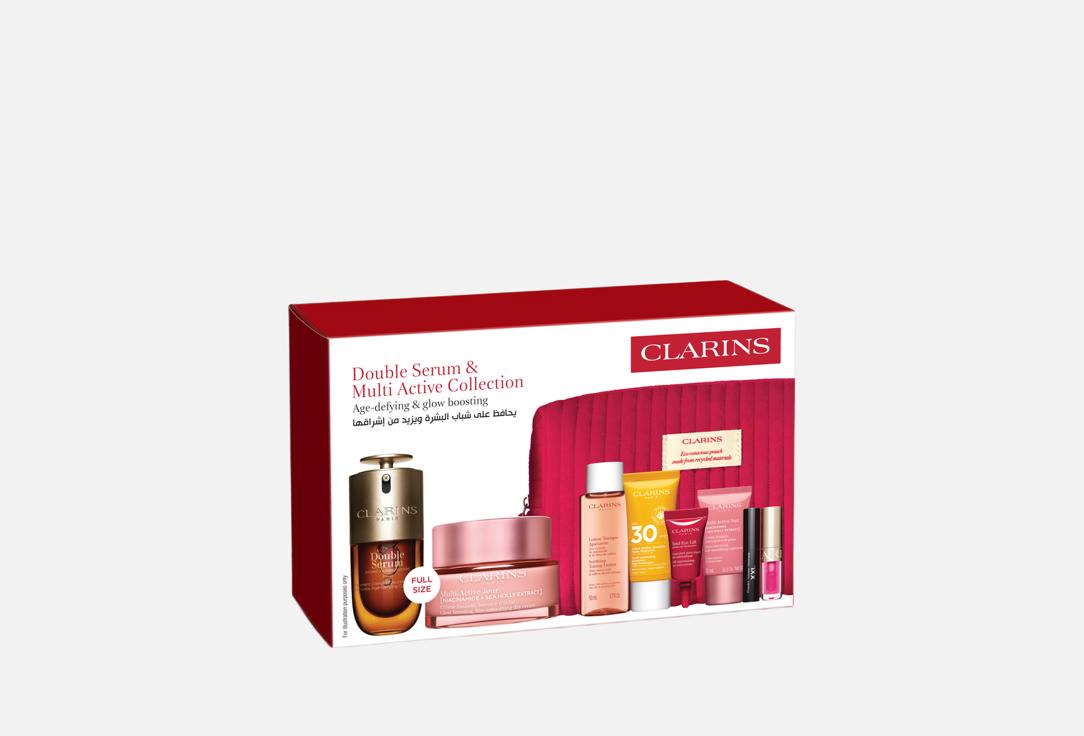 Clarins Luxury Skin Care Gift Set RAMADAN Double Serum & Hydra Essentiel Collection