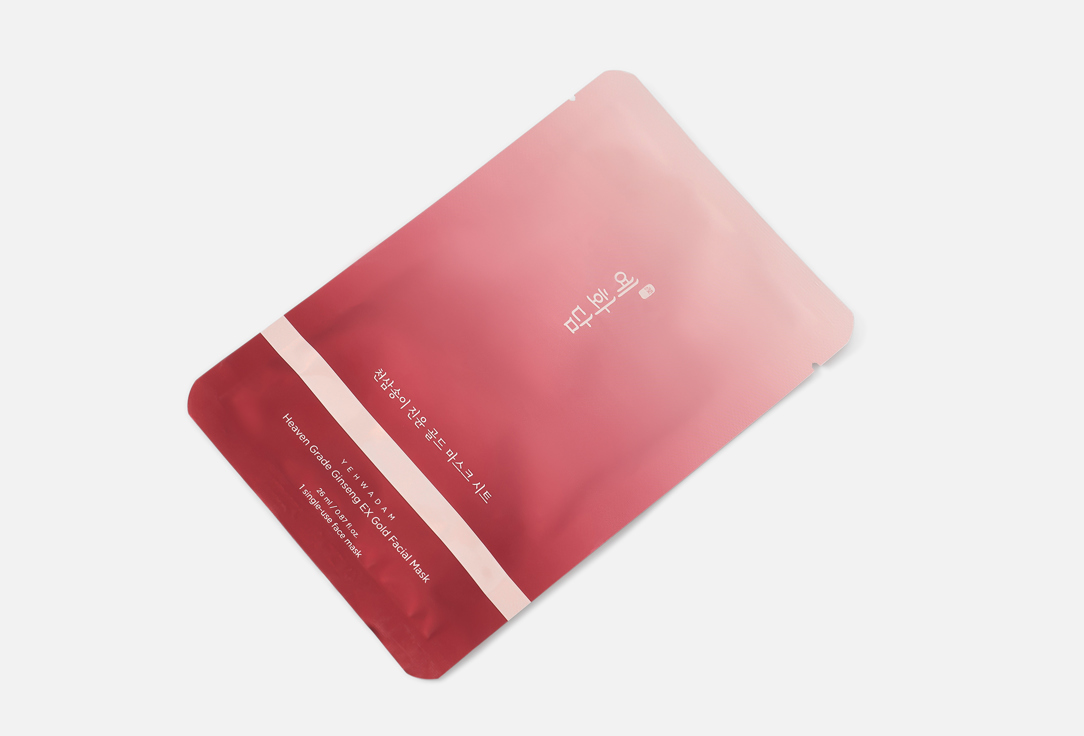 THE FACE SHOP Anti-aging hydrating face sheet mask Heaven grade ginseng ex gold
