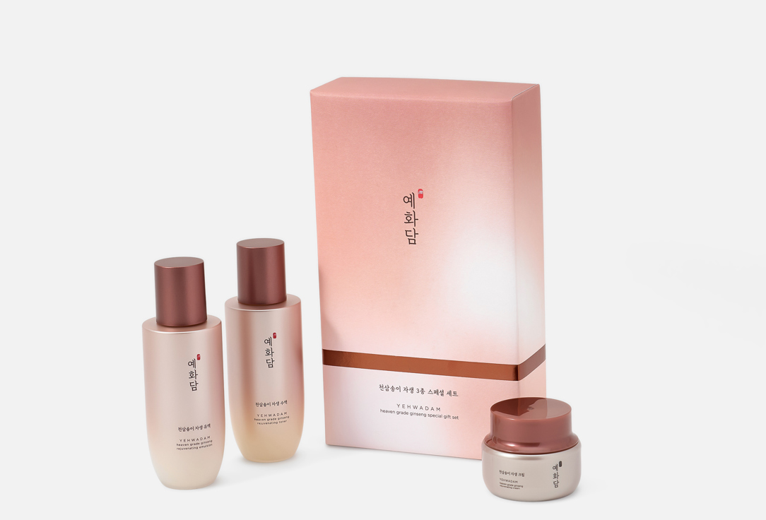 THE FACE SHOP Skincare set Heaven grade ginseng special gift set 3 pcs THE FACE SHOP Skincare set Heaven grade ginseng special gift set