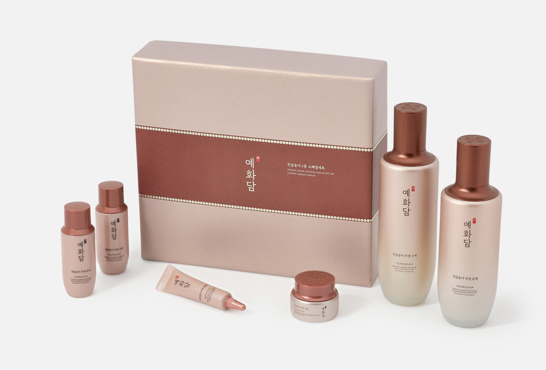 THE FACE SHOP Skincare set Heaven grade ginseng rejuvenating special gift set 6 pcs THE FACE SHOP Skincare set Heaven grade ginseng rejuvenating special gift set