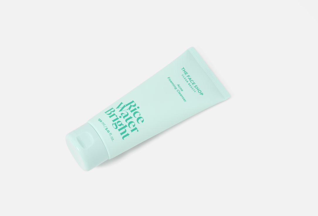THE FACE SHOP Anti-acne foaming face cleanser rice water bright