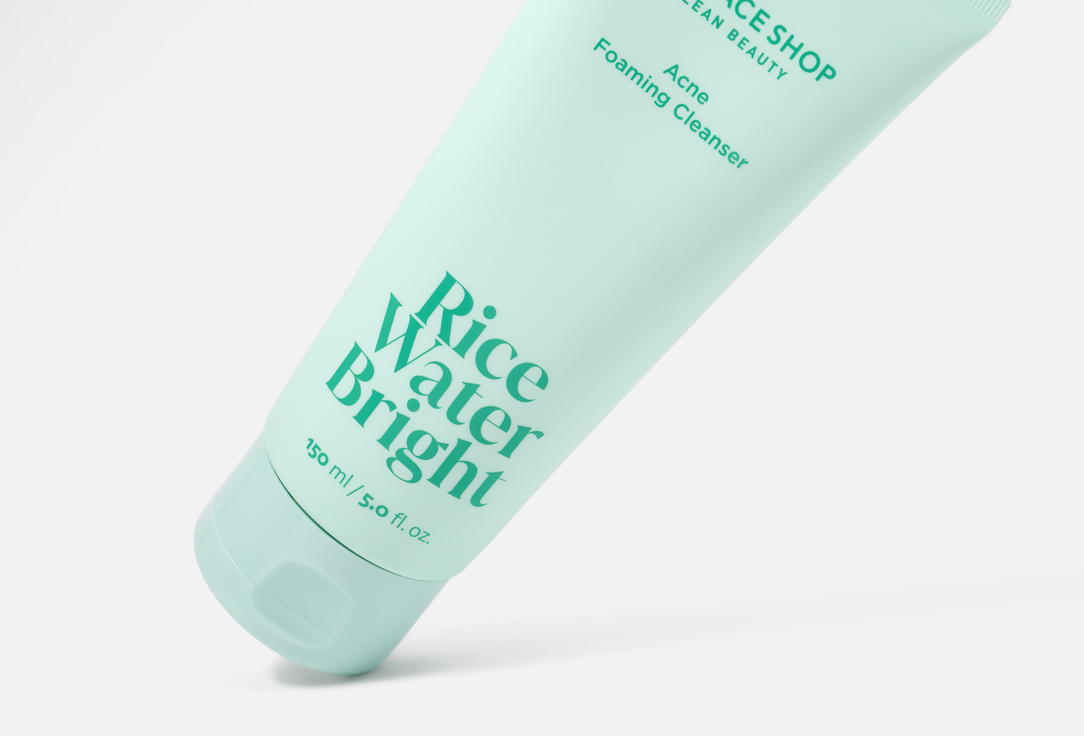 THE FACE SHOP Anti-acne foaming face cleanser rice water bright