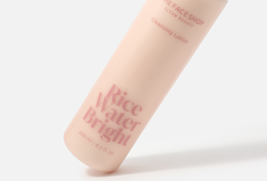 THE FACE SHOP Brightening Face Cleansing Lotion rice water bright