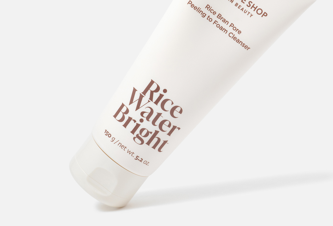 THE FACE SHOP Exfoliating Face Foam Cleanser rice water bright