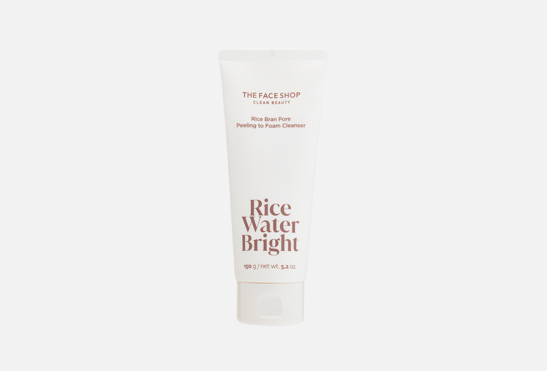 THE FACE SHOP Exfoliating Face Foam Cleanser rice water bright