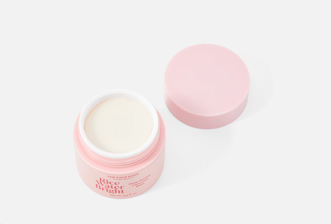 THE FACE SHOP Exfoliating face cleansing balm rice water bright