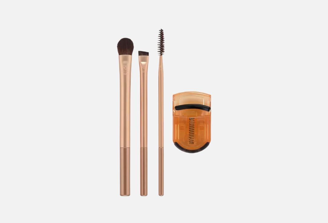 Real Techniques Brush & Brow Spoolie & Eyelash Curler set Starlit Gaze Eye + Las