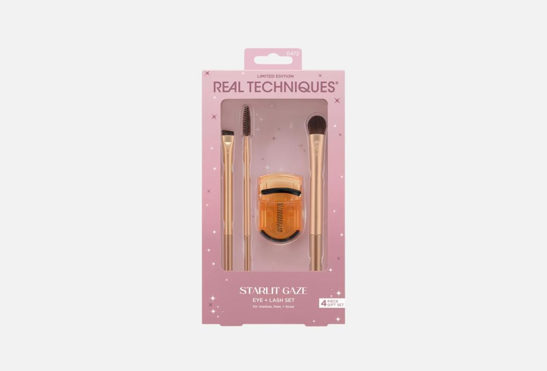 Real Techniques Brush & Brow Spoolie & Eyelash Curler set Starlit Gaze Eye + Las