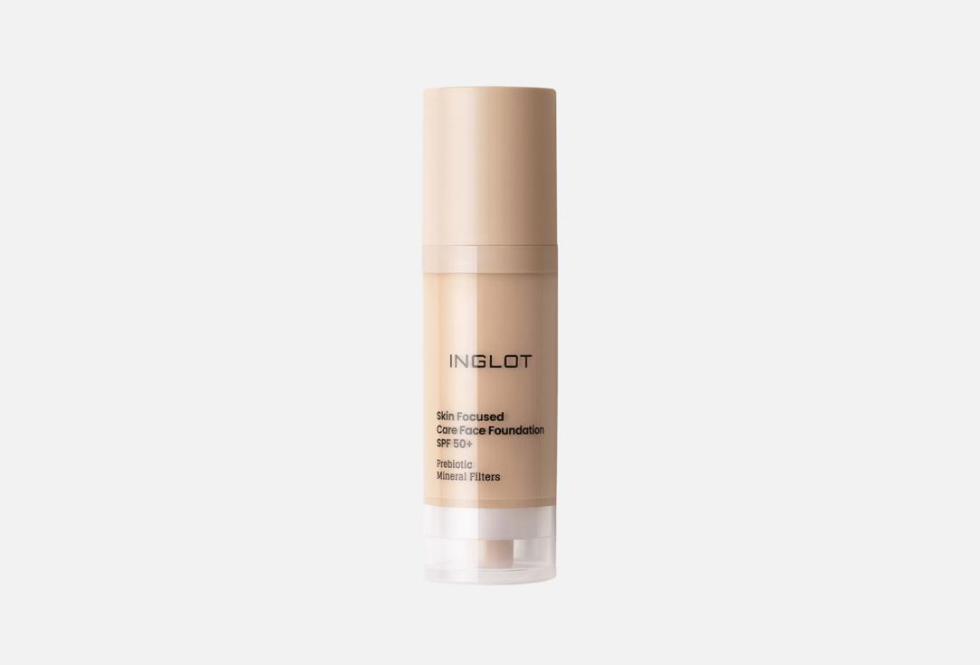 Inglot Жидкая тональная основа с увлажняющим эффектом SPF 50+ Skin Focused Care Face Foundation