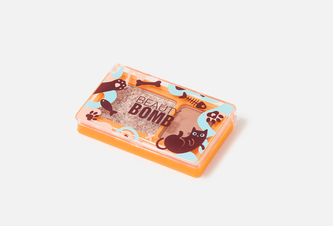 Beauty Bomb DUAL SOLID MATTE SPARKLING EYESHADOW PALETTE Double 03 3.4 g Beauty Bomb DUAL SOLID MATTE SPARKLING EYESHADOW PALETTE Double