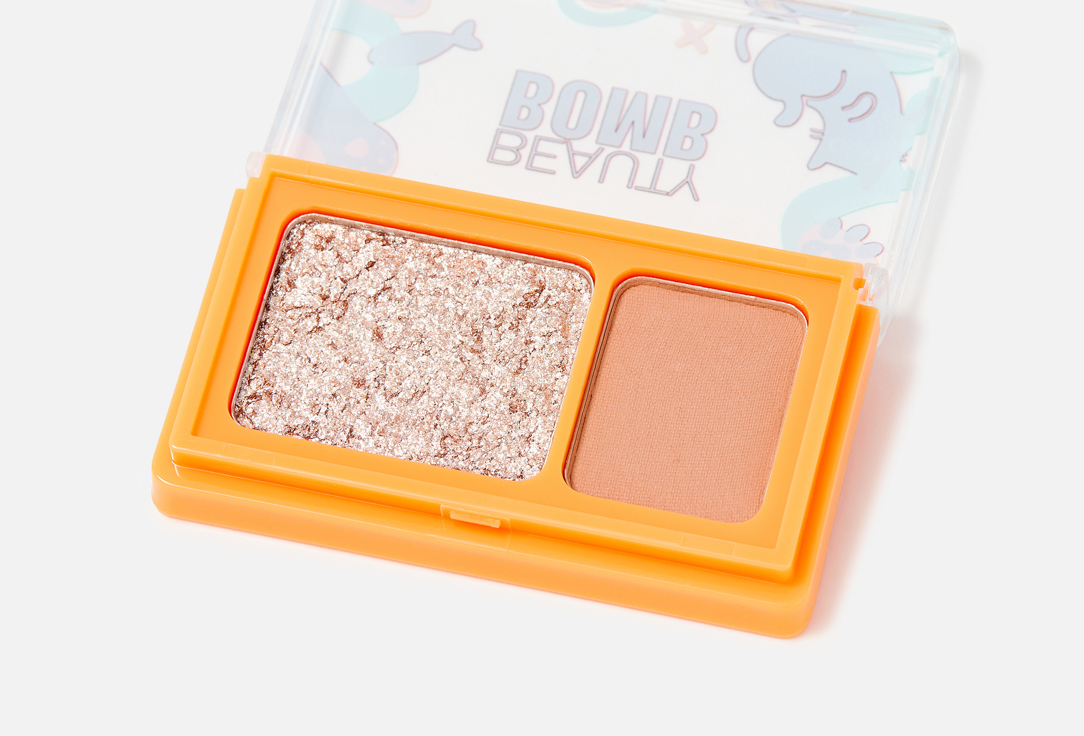 Beauty Bomb DUAL SOLID MATTE SPARKLING EYESHADOW PALETTE Double 03 3.4 g Beauty Bomb DUAL SOLID MATTE SPARKLING EYESHADOW PALETTE Double