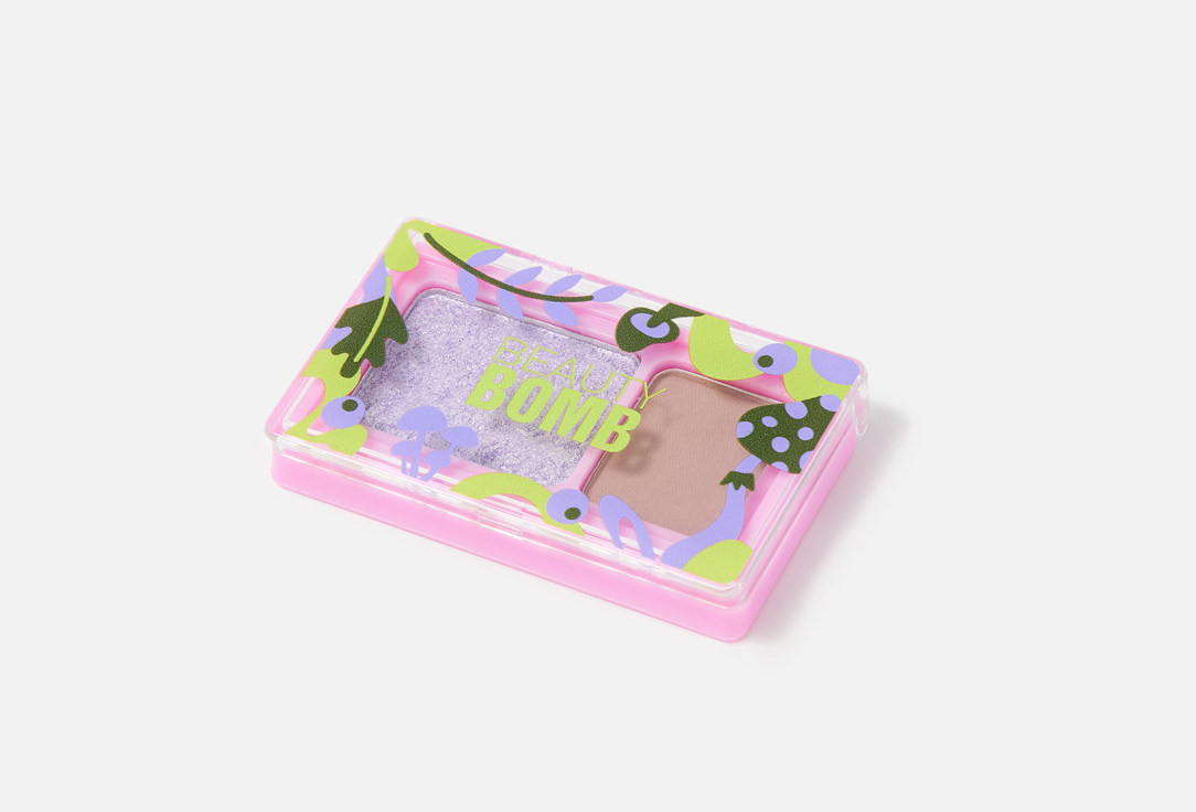 Beauty Bomb DUAL SOLID MATTE SPARKLING EYESHADOW PALETTE Double 04 3.4 g Beauty Bomb DUAL SOLID MATTE SPARKLING EYESHADOW PALETTE Double