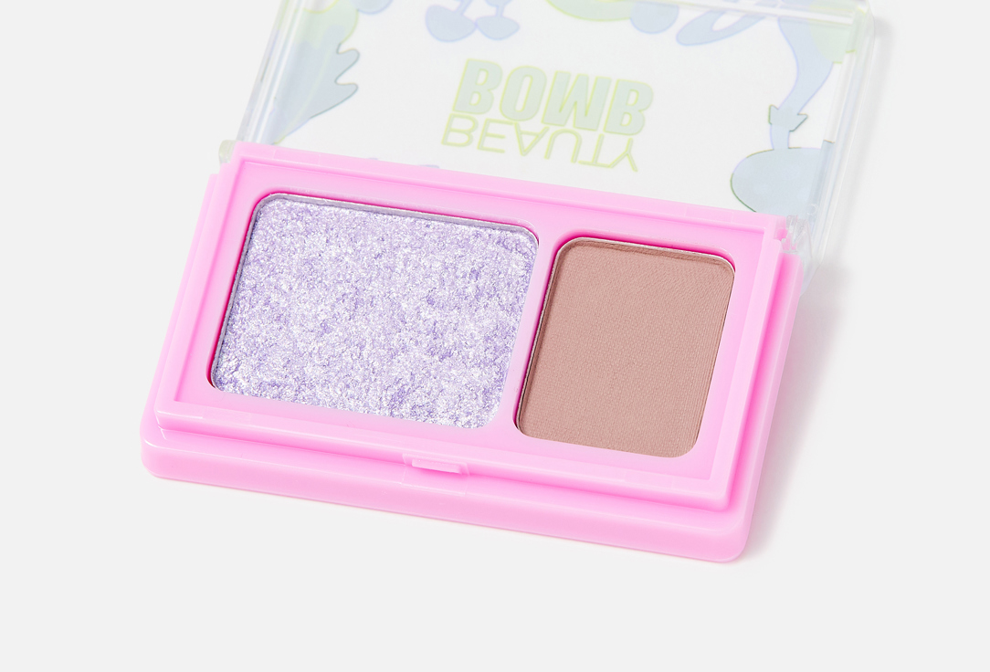 Beauty Bomb DUAL SOLID MATTE SPARKLING EYESHADOW PALETTE Double 04 3.4 g Beauty Bomb DUAL SOLID MATTE SPARKLING EYESHADOW PALETTE Double