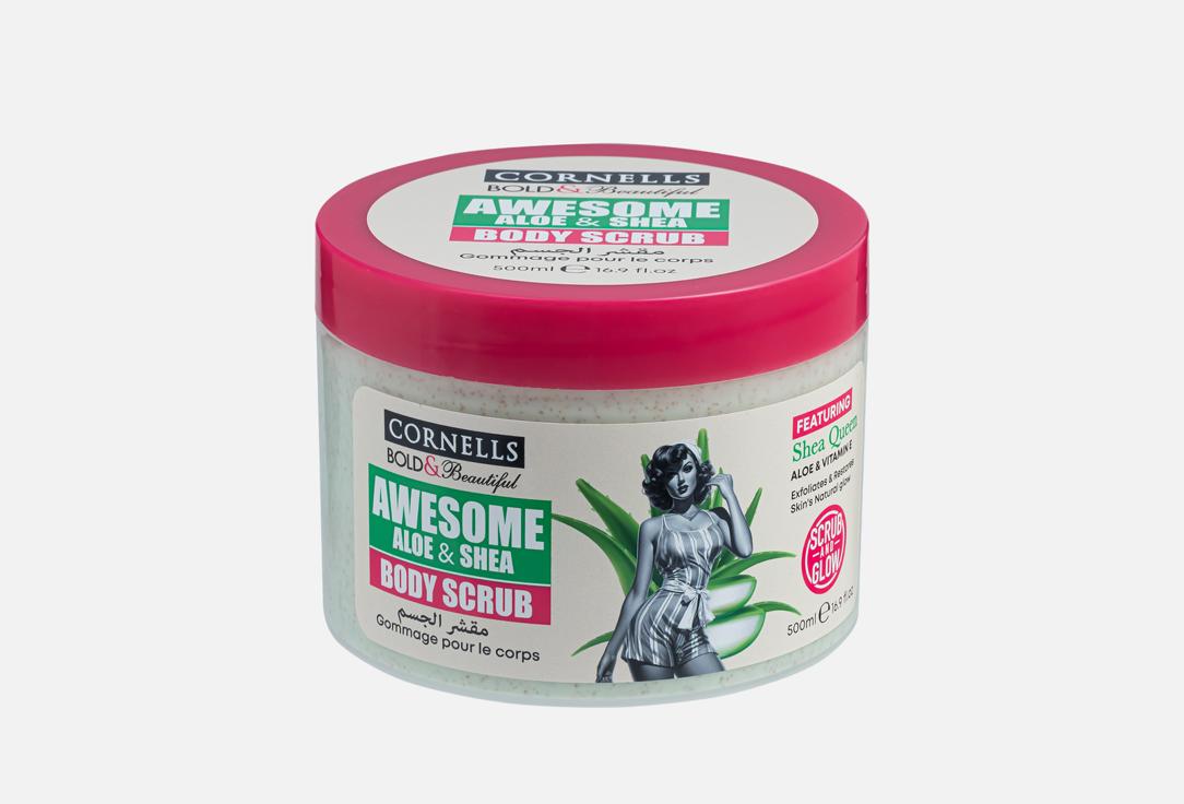 CORNELLS Exfoliating body scrub AWESOME ALOE & SHEA