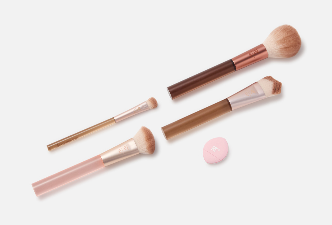 Real Techniques face makeup brush set New Nudes 2.0 Blurred