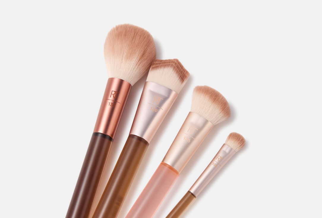 Real Techniques face makeup brush set New Nudes 2.0 Blurred