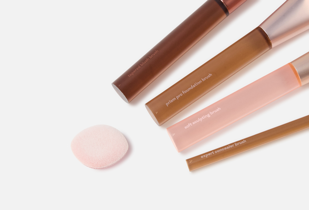 Real Techniques face makeup brush set New Nudes 2.0 Blurred