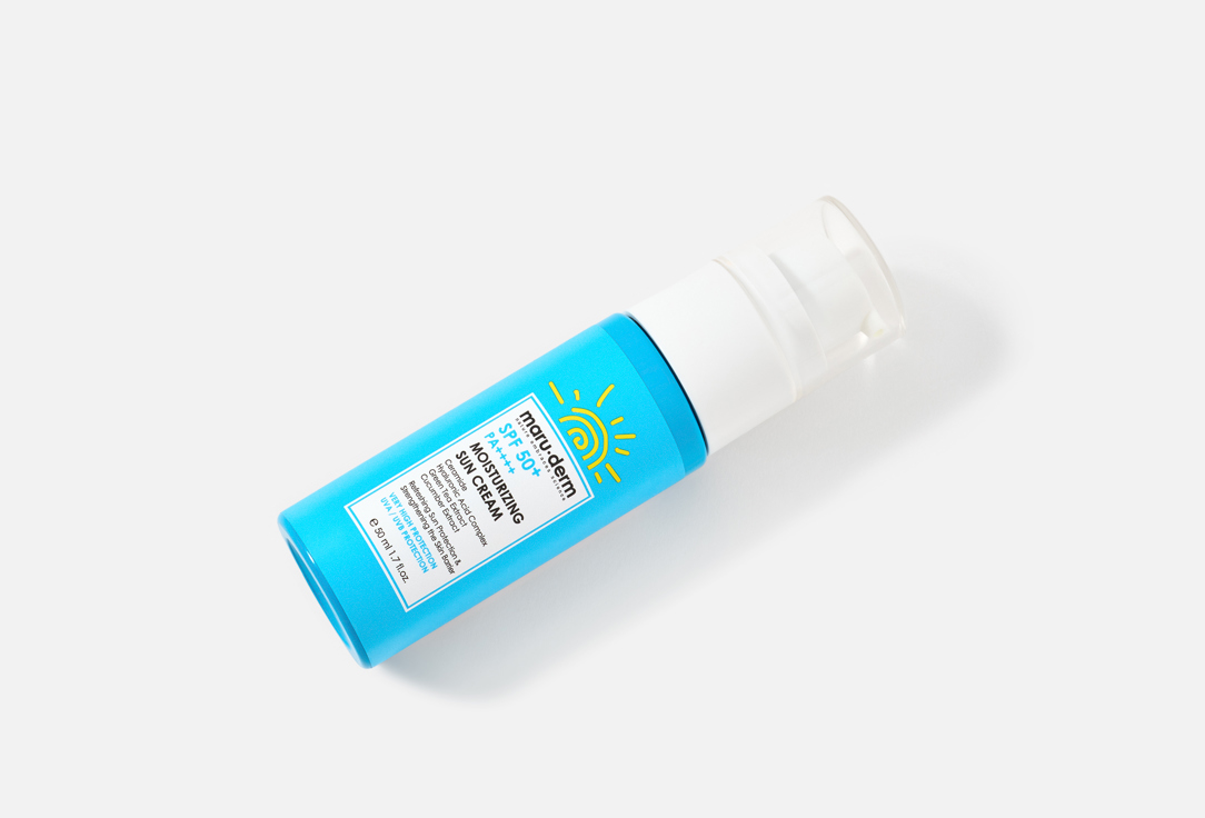 Maru.derm Hydrating face cream SPF 50+ Moisturizing Sun Cream