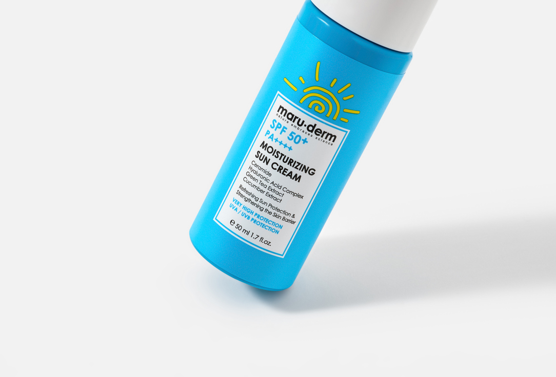 Maru.derm Hydrating face cream SPF 50+ Moisturizing Sun Cream