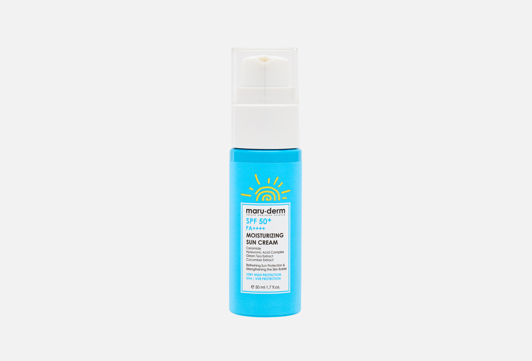 Maru.derm Hydrating face cream SPF 50+ Moisturizing Sun Cream