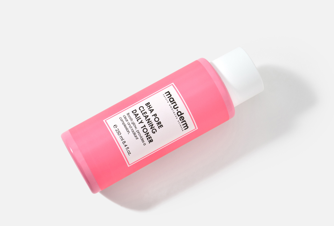 Maru.derm Exfoliating pore-refining face toner BHA Pore Cleaning Daily Toner 250 ml Maru.derm Exfoliating pore-refining face toner BHA Pore Cleaning Daily Toner