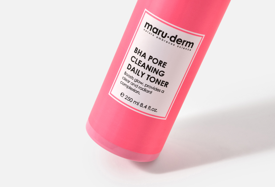 Maru.derm Exfoliating pore-refining face toner BHA Pore Cleaning Daily Toner 250 ml Maru.derm Exfoliating pore-refining face toner BHA Pore Cleaning Daily Toner