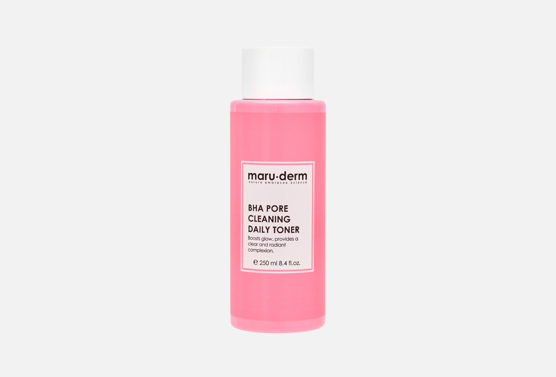 Maru.derm Exfoliating pore-refining face toner BHA Pore Cleaning Daily Toner 250 ml Maru.derm Exfoliating pore-refining face toner BHA Pore Cleaning Daily Toner