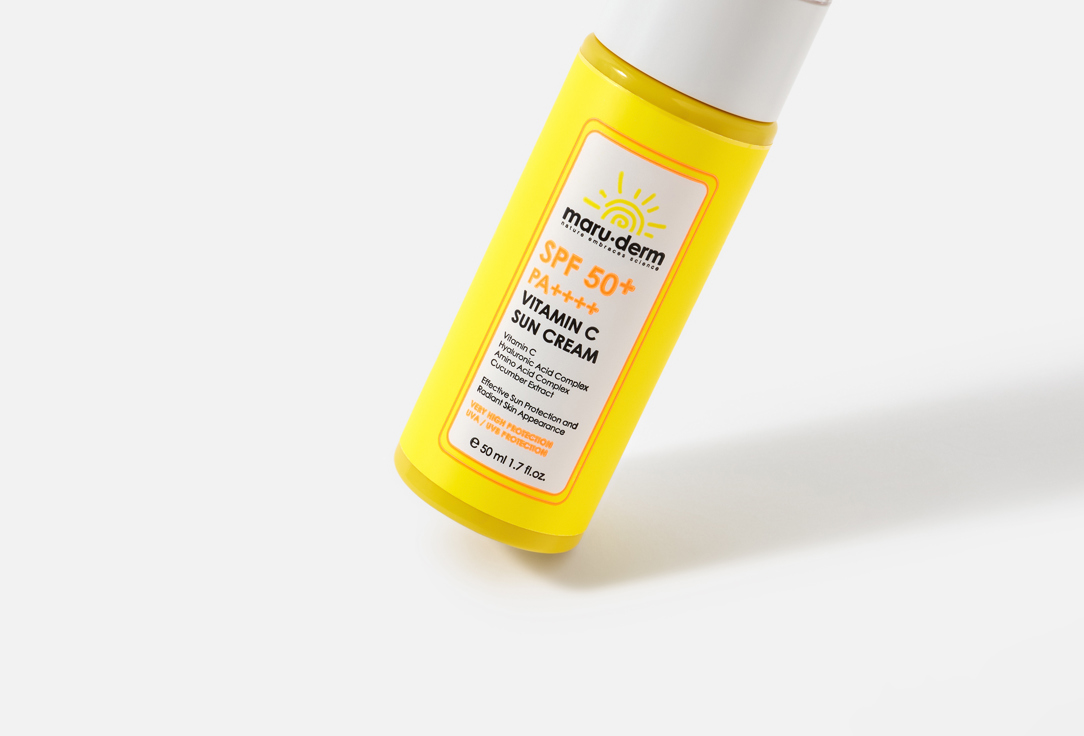 Maru.derm Brightening face cream SPF 50+ Vitamin C Sun Cream 50 ml Maru.derm Brightening face cream SPF 50+ Vitamin C Sun Cream
