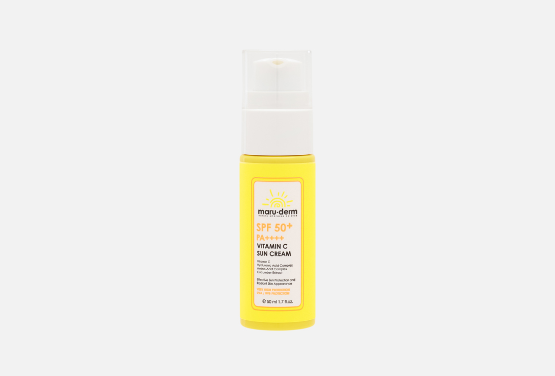 Maru.derm Brightening face cream SPF 50+ Vitamin C Sun Cream 50 ml Maru.derm Brightening face cream SPF 50+ Vitamin C Sun Cream