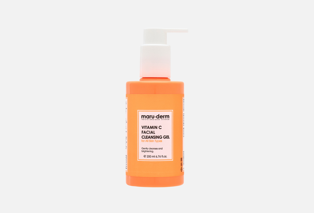 Maru.derm Brightening face cleansing gel Vitamin C Facial Cleansing Gel 200 ml Maru.derm Brightening face cleansing gel Vitamin C Facial Cleansing Gel