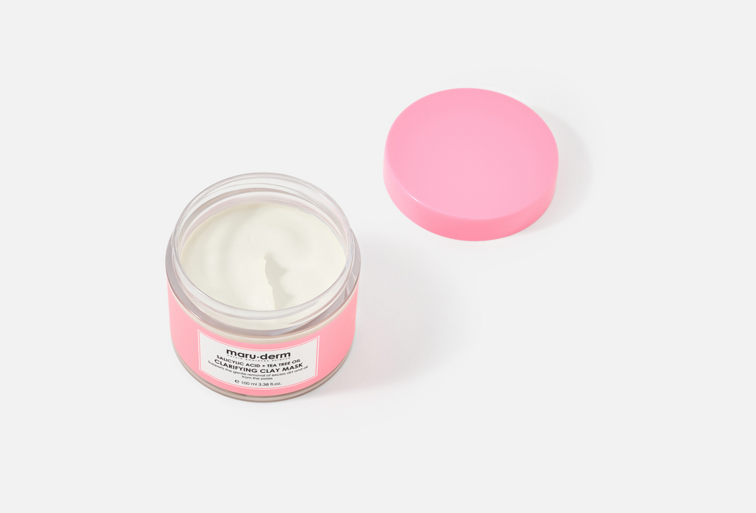 Maru.derm Clarifying clay face mask Salicylic Acid + Tea Tree Oil 100 ml Maru.derm Clarifying clay face mask Salicylic Acid + Tea Tree Oil