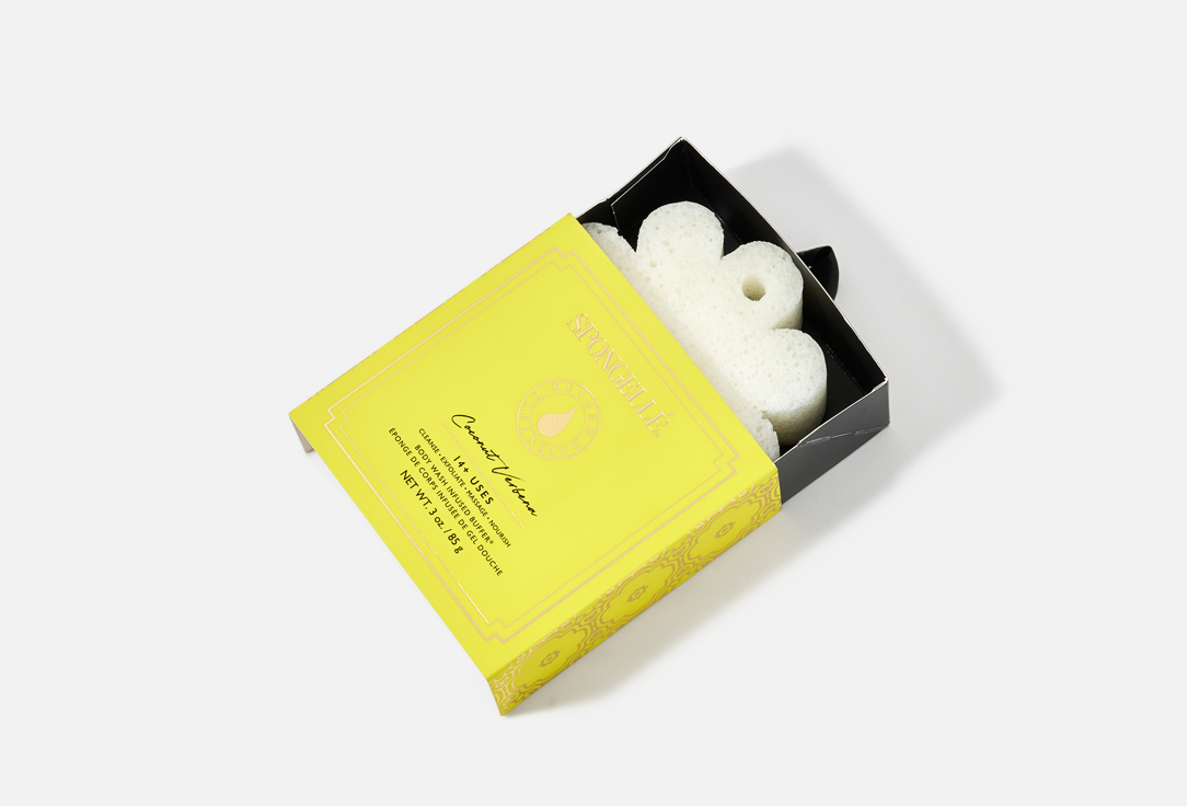Spongelle Body Wash Infused Buffer Daisy Collection Coconut Verbena Buffer 1 pcs Spongelle Body Wash Infused Buffer Daisy Collection Coconut Verbena Buffer
