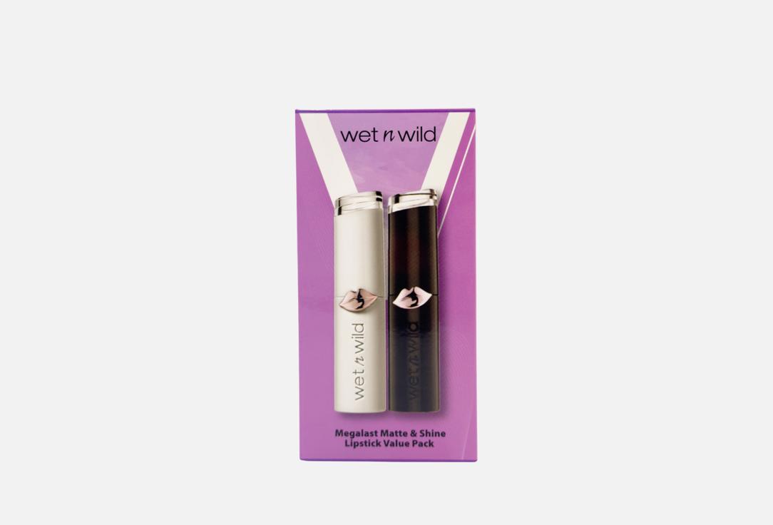 Wetnwild Lipstick Set Megalast Matte & Shine Lipstick 2 pcs Wetnwild Lipstick Set Megalast Matte & Shine Lipstick