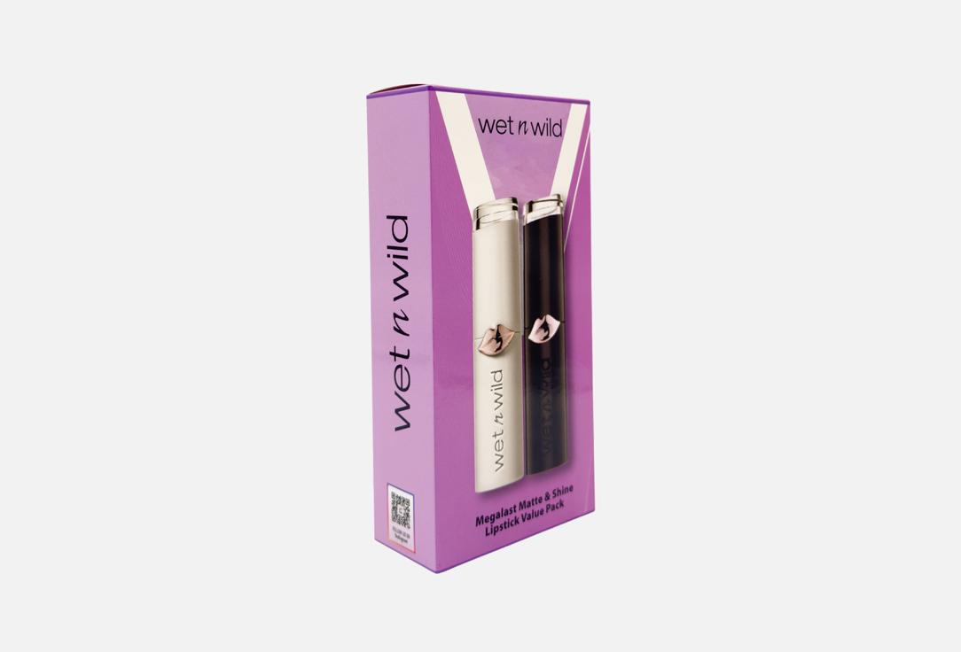 Wetnwild Lipstick Set Megalast Matte & Shine Lipstick 2 pcs Wetnwild Lipstick Set Megalast Matte & Shine Lipstick