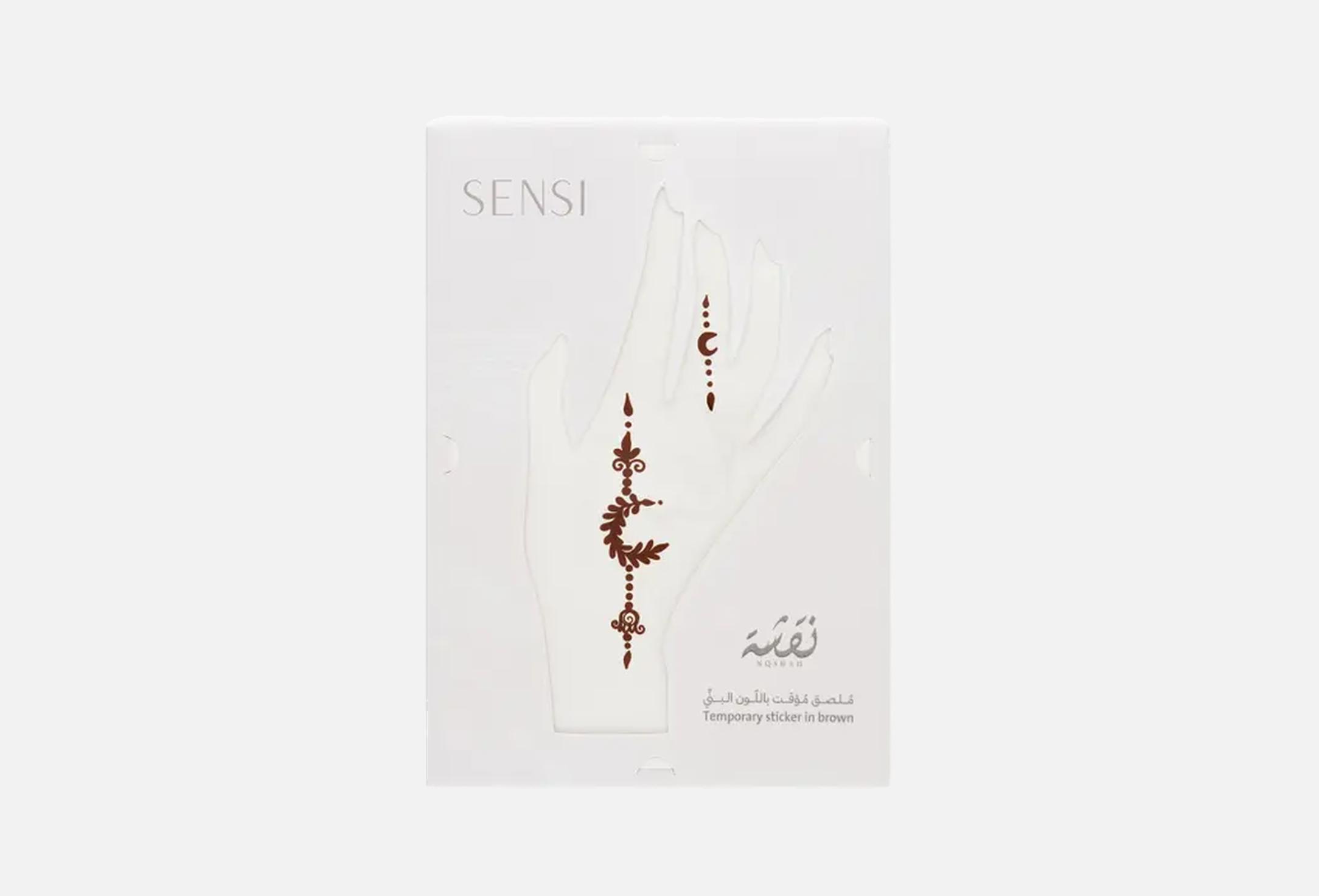 Henna Temporary Tattoo  1 12, Brown