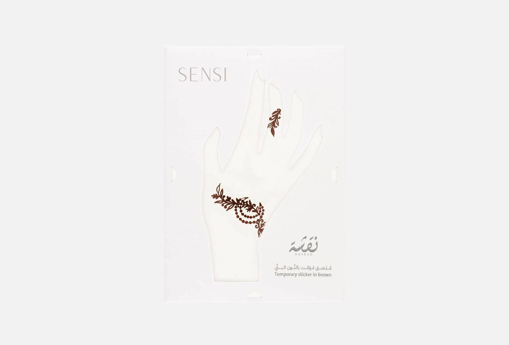 Henna Temporary Tattoo 1 4, Brown